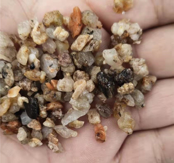 水洗砂，濾料砂